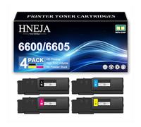 Cartuccia Toner Ricambio 6600, Compatibile Cartucce Toner 106R02232 106R02229 106R02230 106R02231 per Xerox WorkCentre 6605N 6605DN Stampante,4 Colors-1 Pack