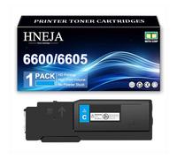 Cartuccia Toner Ricambio 6600, Compatibile Cartucce Toner 106R02232 106R02229 106R02230 106R02231 per Xerox WorkCentre 6605N 6605DN Stampante,Cyan-1 Pack