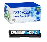 Cartuccia toner sostitutiva C230 C235 per stampanti per Xerox C235 C230, [SENZA chip] 3000 pagine ad alta capacità nero ciano magenta giallo,Cyan-1 Pack