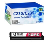 Cartuccia toner sostitutiva C230 C235 per stampanti per Xerox C235 C230, [SENZA chip] 3000 pagine ad alta capacità nero ciano magenta giallo,Magenta-1 Pack