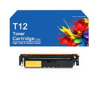 Cartuccia toner T12 T12L compatibile ad alta resa per stampanti Canon imageCLASS X LBP1333CX MF1333C MF1333P, stampa nitida,T12 -Y