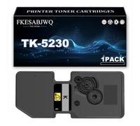 Cartuccia Toner TK-5230, Cartucce Toner TK-5230K TK-5230C TK-5230M TK-5230Y per Kyocera ECOSYS P5021cdn P5021cdw M5521cdn M5521cdw Stampante,Black-1 Pack