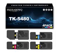 Cartuccia Toner TK-5480, Cartucce Toner Compatibili TK-5480K TK-5480C TK-5480M TK-5480Y per Kyocera ECOSYS PA2101cx PA2101cwx MA2101cfx MA2101cwfx Stampanti,4 Colors-1 Pack