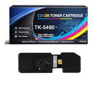 Cartuccia toner TK-5490 ad alta resa compatibile per Kyocera TK5490, compatibile con stampanti Ecosys PA2101cx PA2101cwx PA2101 MA2101cfx MA2101cwfx MA2101, nero, confezione da 1