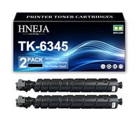 Cartuccia Toner TK-6345, Cartucce Toner Nere Compatibili 1T02XF0NL0 per Kyocera TASKalfa 4004i 5004i 6004i 7004i Stampante,Black-2 Pack