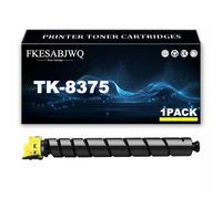 Cartuccia Toner TK-8375, Cartucce Toner TK-8375K TK-8375C TK-8375M TK-8375Y per Kyocera TASKalfa 3554ci Stampanti,Yellow-1 Pack