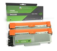 Cartuccia toner TN2320 compatibile per Brother TN2310 HL-L2365DW per MFC-L2700DN HL-L2300D HL-L2360DN HL-L2340DW DCP-L2500D DCP-L2520DW DCP-L2540DN MFC-L2720DW (2 Black-Jumbo)