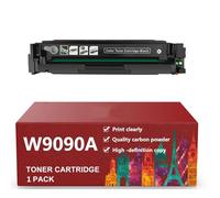 Cartuccia toner W9090MC, compatibile con i modelli W9090MC W9091MC W9092MC W9093MC, ricambio per stampanti HP Color Managed E45028 E45028DN/MFP E47528 E47528f,BK-With chip