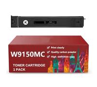 Cartuccia toner W9150MC W9151MC W9152MC W9153MC compatibile per stampante HP MPF E78625DN E78630DN E78635DN, alta resa 29000/24000 pagine,BK-With chip