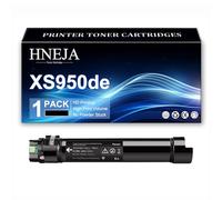 Cartuccia Toner XS950de, Cartucce Toner Compatibili 22Z0008 22Z0009 22Z0010 22Z0011 per Lexmark XS950de XS952 XS954 XS955de XS955dhe Stampante,Black-1 Pack