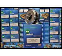 CARTUCCIA TURBOCOMPRESSORI TURBO MELETT AUDI A4 2.5 TDI MADE IN GB NON CINESI