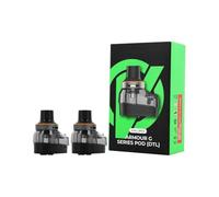 Cartuccia vuota Armour G DTL Va-poresso (5 ML Confezione da 2) Compatibile ma esclusa la Resistenze GTX Coil Top Airflow Top Fill Adatto per Box Armour G Kit Armour GS Kit Originale - No Nicotine