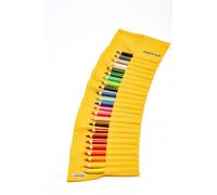 Cartucciera 24 Colori Astuccio Stoffa Yellow