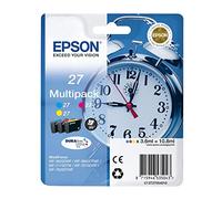 ORIGINALE Epson Multipack ciano / magenta / giallo C13T27054012 27 3 Cartucce colore: T2702 + T2703 + T2704