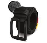 Cartvelli Cintura uomo in pelle premium Made in Germany con confezione regalo - cintura in vera pelle 40mm Nero MB19s-100