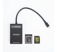 Caruba 2 in 1 Lettore di schede QXD + SD USB-C