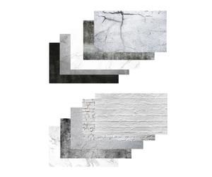 Caruba Backdrops Stone 10 Pack (5x2 Flat Lays)