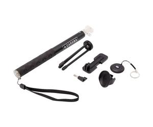 Caruba Bastone per selfie Bluetooth di grandi dimensioni nero