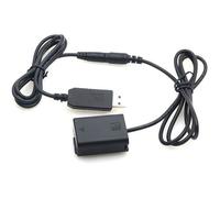 Caruba Batteria fittizia Sony NP-FW50 per la decodifica completa + cavo USB singolo da 5V 2A