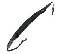 Caruba Cinghia da collo per fotocamera - comfort + sgancio rapido (nero)