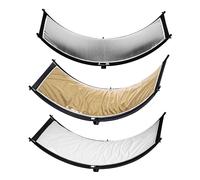 Caruba Curved Face Reflector Pro Kit, 180cm x 65cm (incl Extension Set)