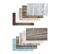 Caruba Fondali in legno, confezione da 10 (5 x 2 strati piatti)