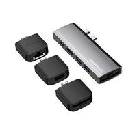 Caruba Hub USB C multifunzione 9 in 1 grigio spazio