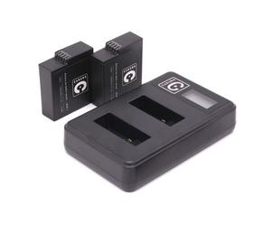 Caruba Kit duo caricatore + batteria per GoPro Hero 5 / 6 / 6 / 7