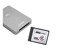 Caruba Lettore di schede CFexpress + Hoodman CF Express CFEX128