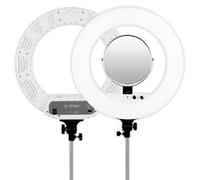 Caruba Luce anulare Vlogger 18 pollici LED set Economia con borsa bianco