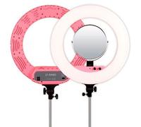 Caruba Luce anulare Vlogger 18 pollici LED set Economia con borsa rosa