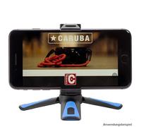 Caruba Ministar 18 mini treppiede con supporto per telefono blu
