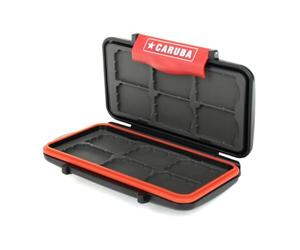 Caruba Multi Card Case MCC-4 per 12 schede SD, impermeabile