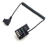 Caruba Panasonic DMW-DCC12 batteria fittizia a decodifica completa + connettore D-TAP tipo B (cavo a spirale)