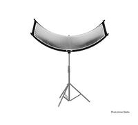 Caruba pannello riflettente curvo Pro 180cm x 65cm per foto beauty