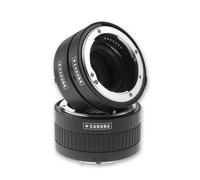 Caruba Set di anelli intermedi cromati (tipo II) Nikon F