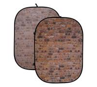 Caruba Sfondo pieghevole Pietra rossa 150x200 cm