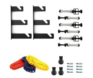 Caruba Sistema di sospensione per 3 rotelle Montaggio a parete/su muro