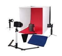 Caruba Studio fotografico portatile con lampade LED separate 50x50x50cm