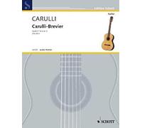 Carulli-Brevier: Oeuvres choisies pour la guitare. Facile - difficulté moyenne; jeu de position, procédés de liaison, ornements. guitar.: Vol. 2