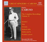 Enrico Caruso Complete Recordings Volume 12 (CD) Album