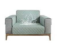 Carvapet Copridivano Impermeabile Copri Divano per Cane Gatti Fodera per Divano Antiscivolo Sofa Protettore (Verde Chiaro, 1 posto)