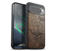 Carveit Custodia Compatibile MagSafe per Pixel 10 Pro XL Case, Legno Cover avec Magnetico per Google Pixel 10 Pro XL Custodia Paraurti TPU (Noce-Lo spirito della scoperta)