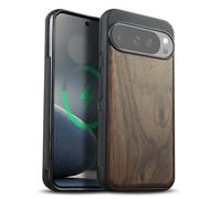 Carveit Custodia In Legno Compatibile MagSafe con Pixel 10 Pro XL Custodia, Magnetico Case avec Antiurto con Protezione Per Google Pixel 10 Pro XL Cover (Noce-Naturale)