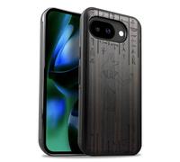 Carveit Custodia In Legno Compatibile MagSafe con Pixel 10a Custodia, Magnetico Case avec Antiurto con Protezione Per Google Pixel 10a Cover (Legno nero-Geroglifici di Anubi)