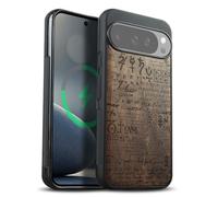 Carveit Custodia in Legno per Pixel 10 Pro XL, (Noce-Pergame Mistero) | Cover Legno avec Magnetico e Telaio in TPU Protezione Case Antiurto Compatibile MagSafe con Google Pixel 10 Pro XL Custodia