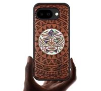 Carveit Custodia Magnetico per Google Pixel 10a Cover avec Custodia Unique Incisione in legno e intarsio di cozze Compatibile MagSafe con Pixel 10a Case (Rosea-Mandala Moko Maori)