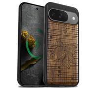 Carveit Custodia per Pixel 9 Case, Noce-Grazia Fluida del Pesce Rosso