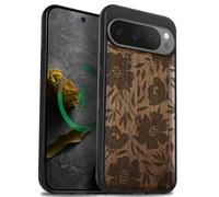Carveit Custodia per Pixel 9 Pro XL Case, Noce-Grazia Fiorita