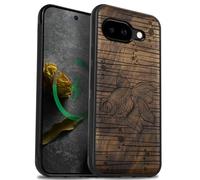 Carveit Custodia per Pixel 9a Case, Noce-Grazia Fluida del Pesce Rosso
